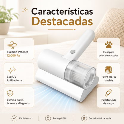 ASPIRADORA DE ACAROS PORTÁTIL + ENVÍO GRATIS